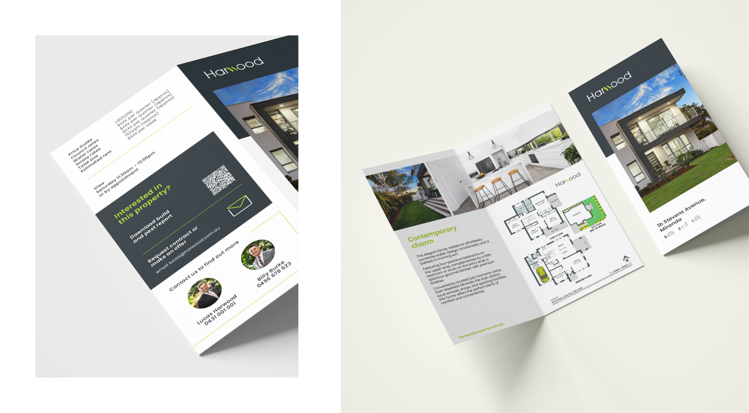 Harwood brochure by Marka Creative