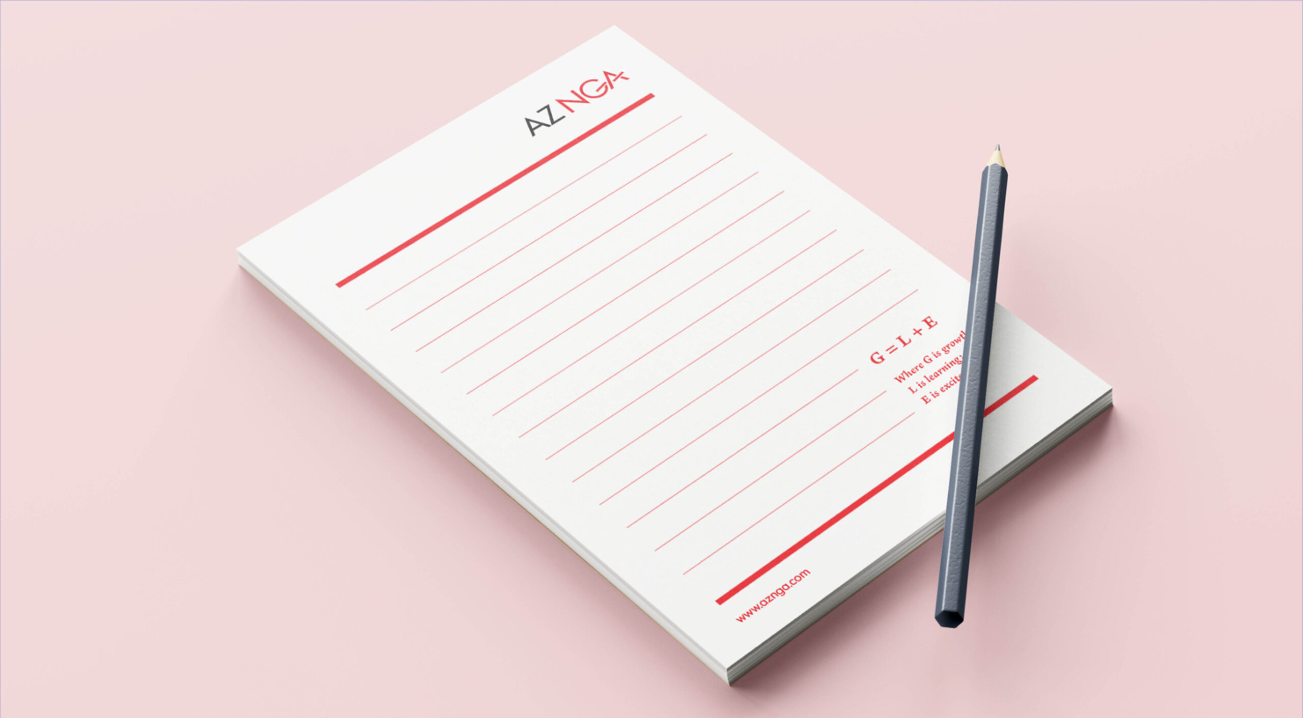 AZ NGA branded notepad by Marka Creative